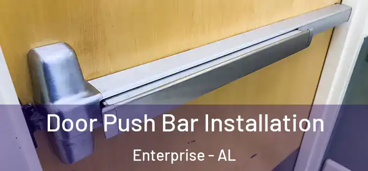 Door Push Bar Installation Enterprise - AL